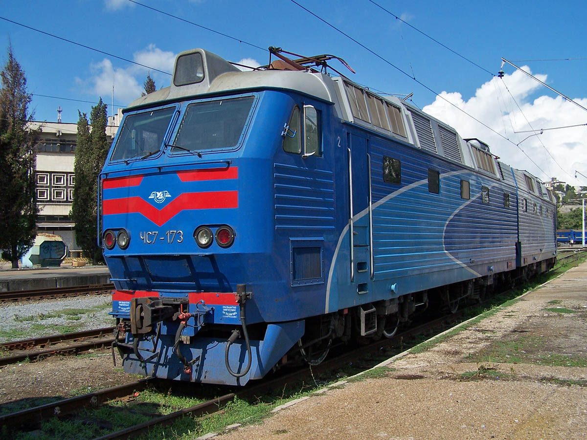 Електровоз ЧС7-173, ст. Севастополь