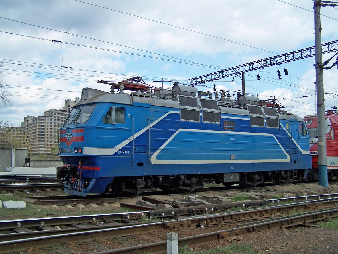 Електровоз ВЛ40У-1384.2, локомотивне депо Київ-Пас.