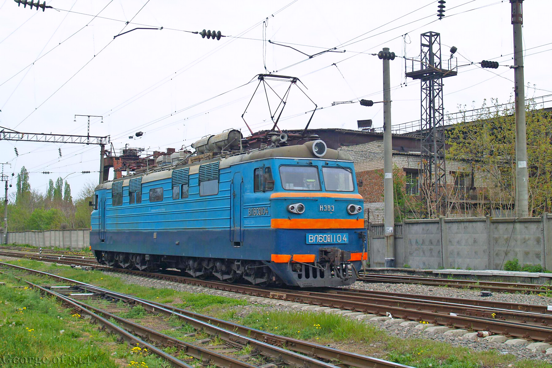 Електровоз ВЛ60ПК-1104, ст. Одеса-Товарна