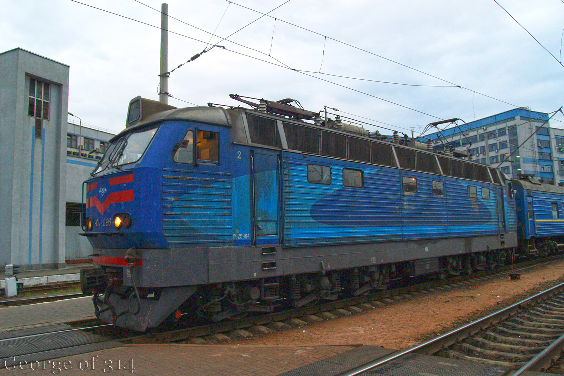Електровоз ЧС4-096, ст. Київ-Пасажирський