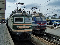 Електровози ЧС2-391 та ЧС2-519, ст. Сімферополь-Пас.