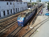 Електровоз ЧС7-127, ст. Сімферополь-Пас.
