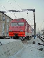 Електровоз ДС3-003, локомотивне депо Київ-Пасс.