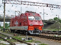 Електровоз ДС3-008, східна горловина ст. Хмельницький