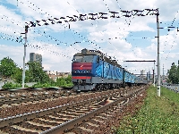 Електровоз ЧС4-059, перегон Київ-Московский - Київ-Пас.