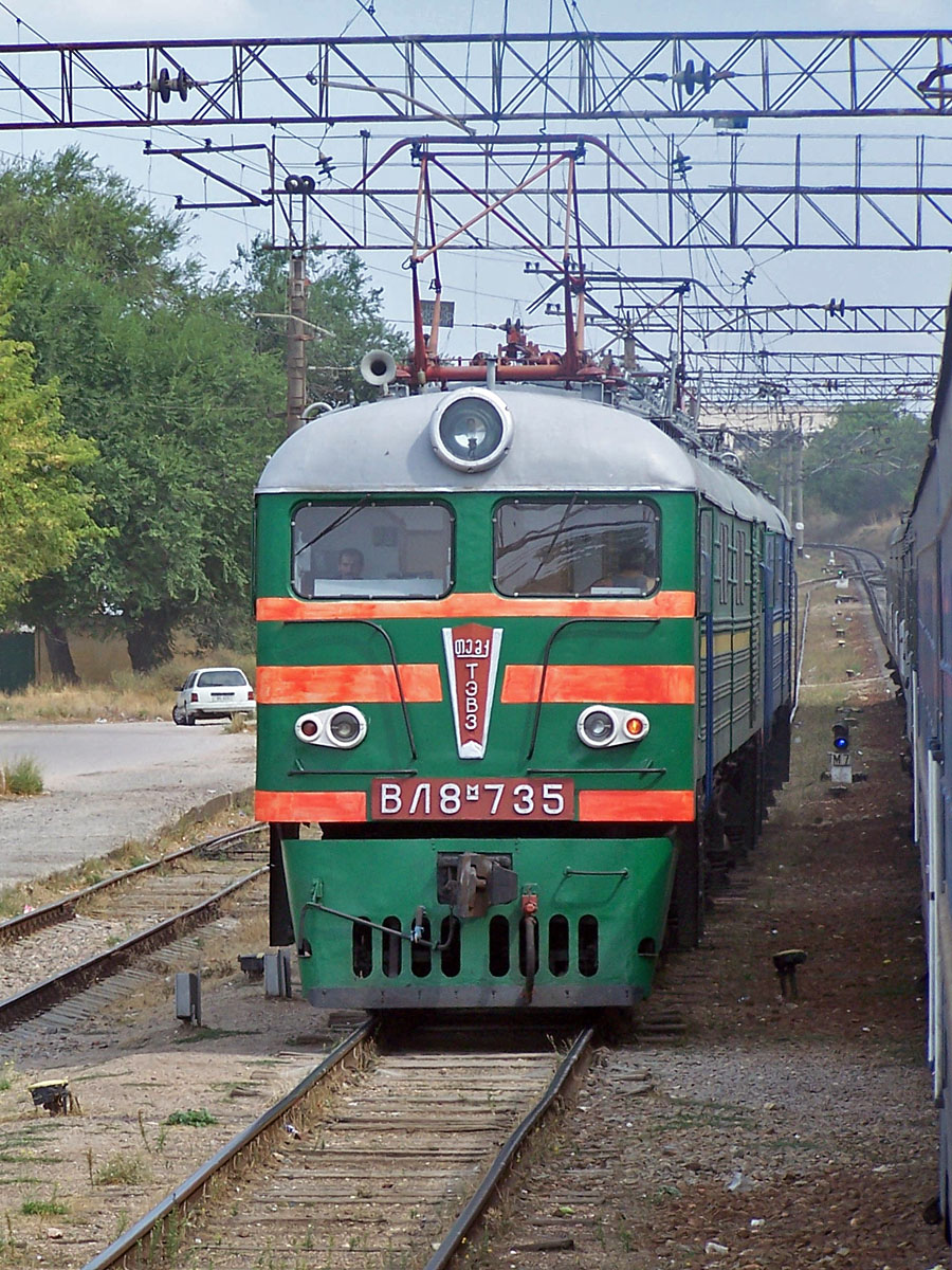 Електровоз ВЛ8М-735, ст. Бахчисарай, АР Крим
