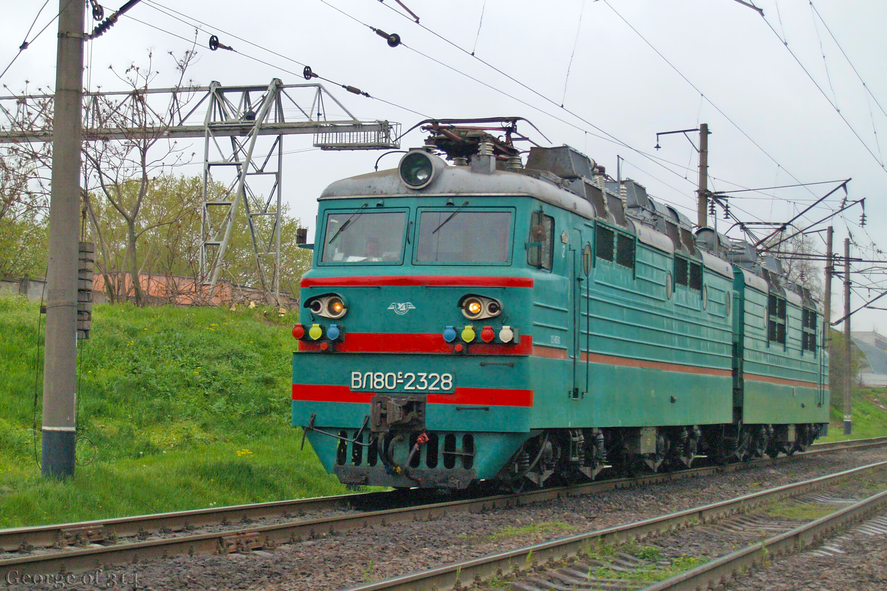 Електровоз ВЛ80С-2328, перегін Одеса-Застава-І - Одеса-Застава-ІІ