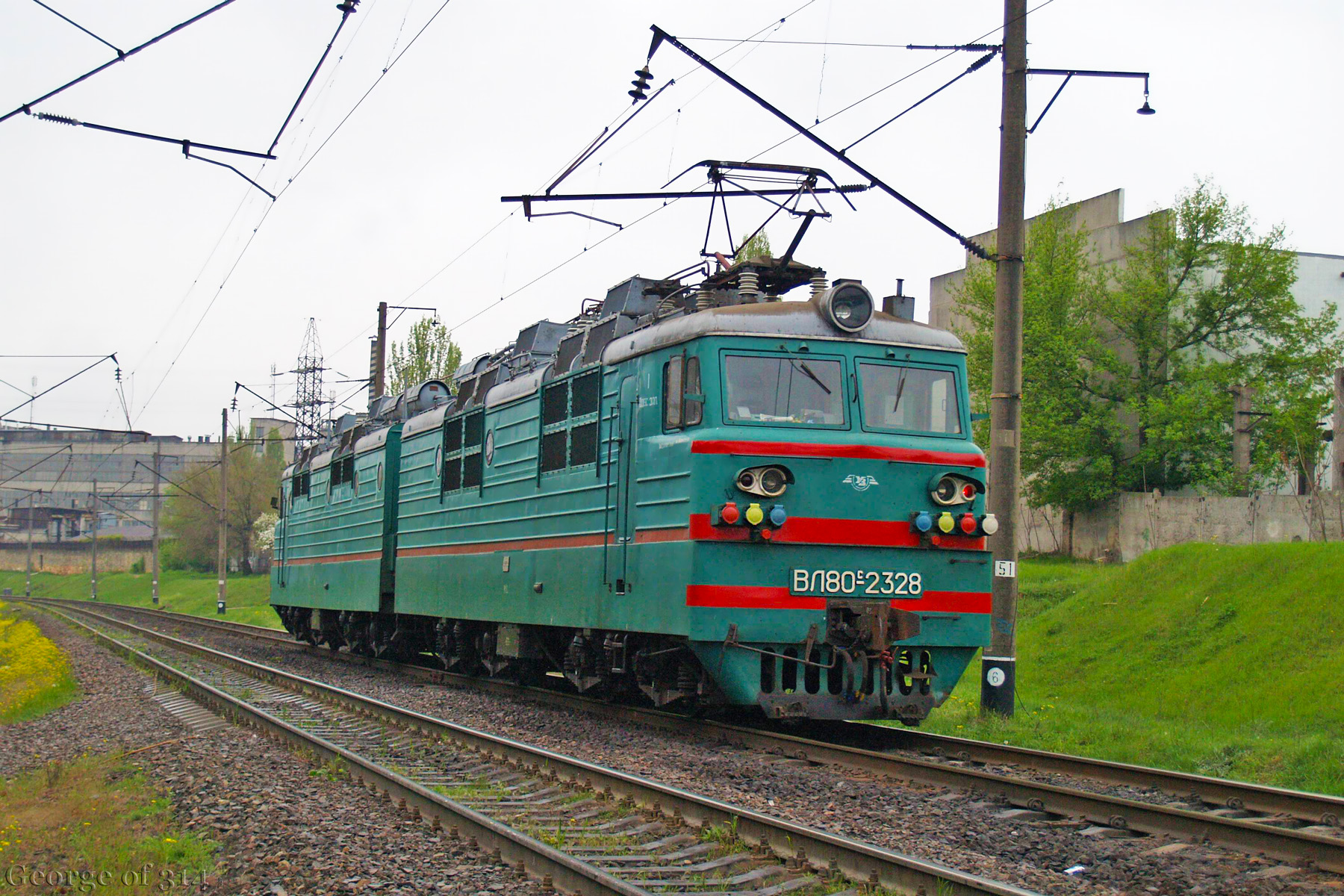Електровоз ВЛ80С-2328, перегін Одеса-Застава-І - Одеса-Застава-ІІ