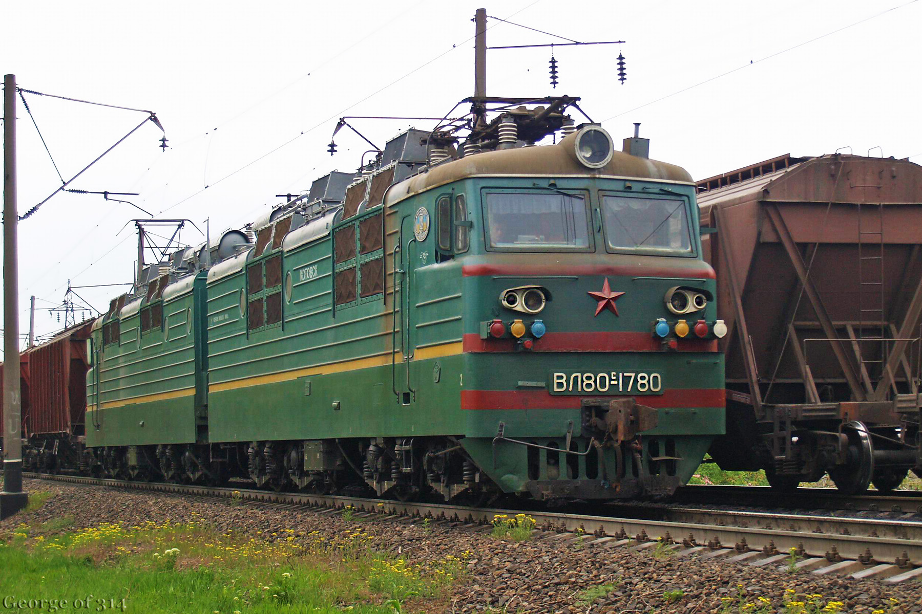 Електровоз ВЛ80С-1780, перегін Одеса-Застава-ІІ - пост 1310 км