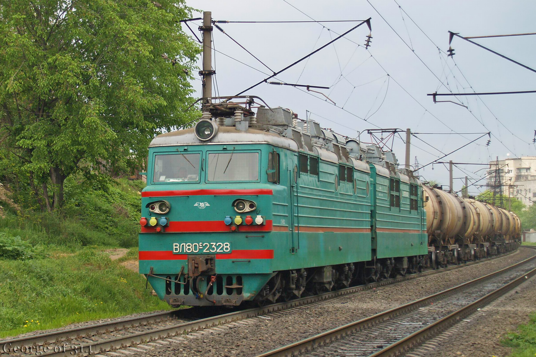 Електровоз ВЛ80С-2328, перегін пост 1310 км - Одеса-Застава-ІІ
