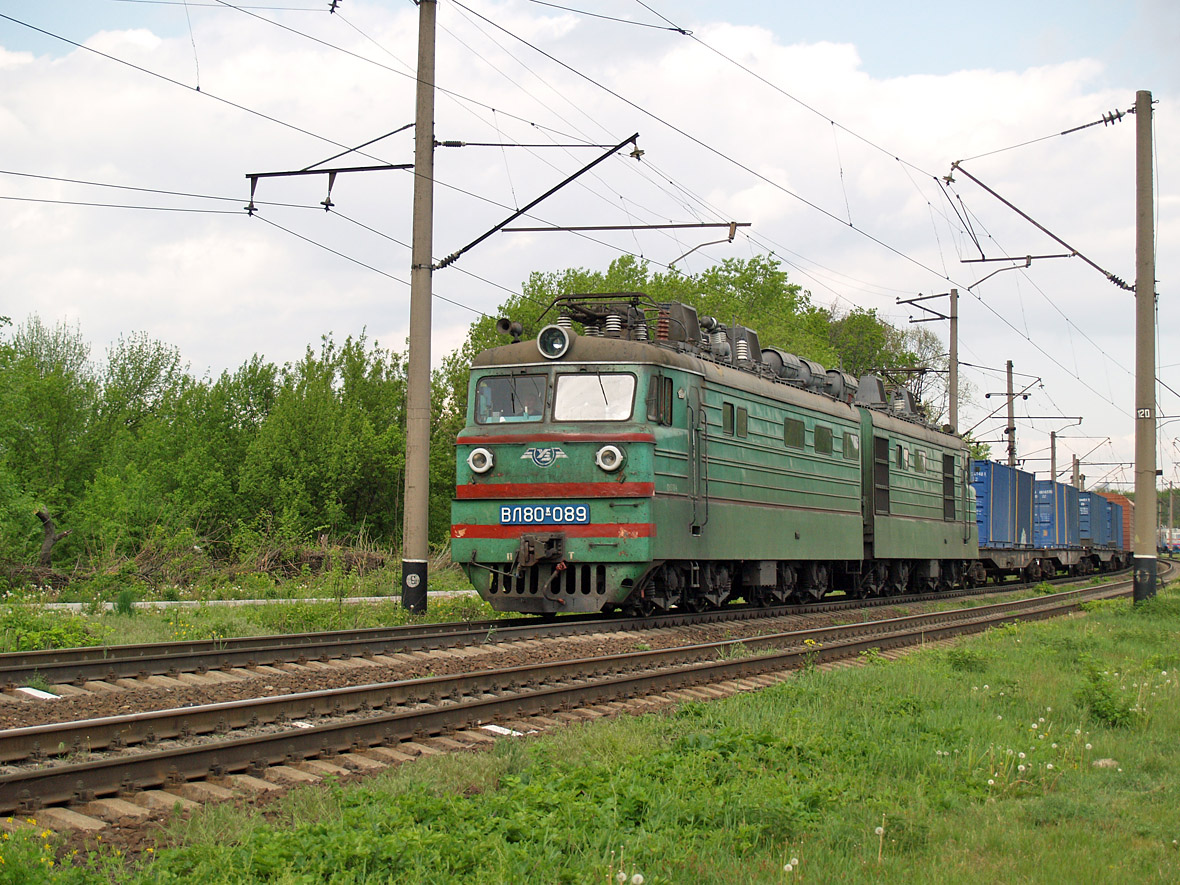 Електровоз ВЛ80К-089, перегон Київ-Волинський - Вишневе