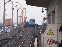 Поїзд на перегоні Дарниця - Лівобережна