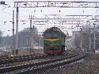 Тепловоз М62-1546, перегон Гречани - Хмельницкий