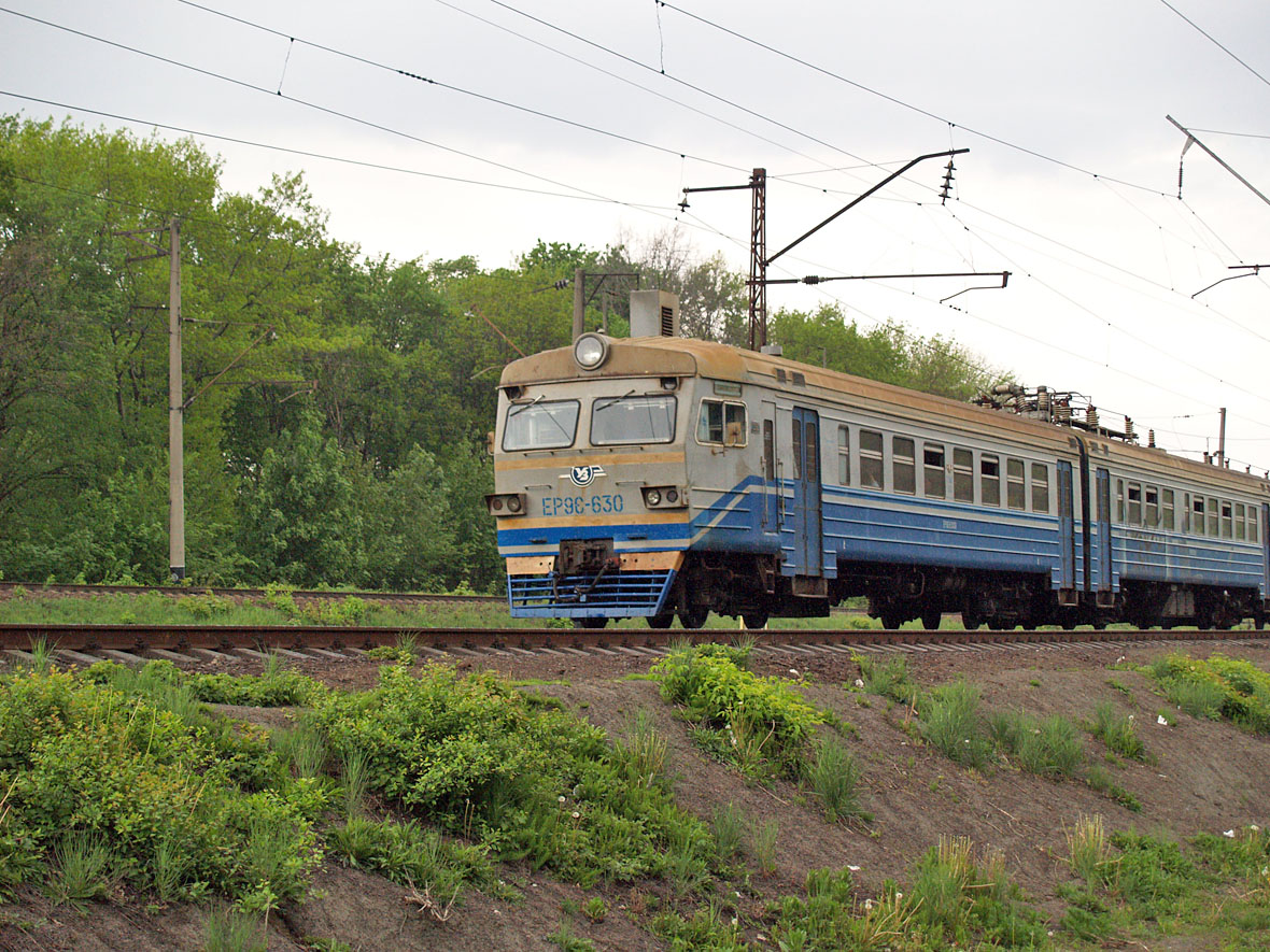 Електропоїзд ЕР9Є-630, перегон Київ-Волинський - Вишневе