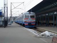 Електропоїзд ЕР9М-524, приміський вокзал ст. Київ-Пасс.