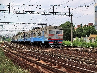 Електропоїзд ЕР9М-383 (з кабіною 4007), перегон Київ-Товарний - Київ-Московский