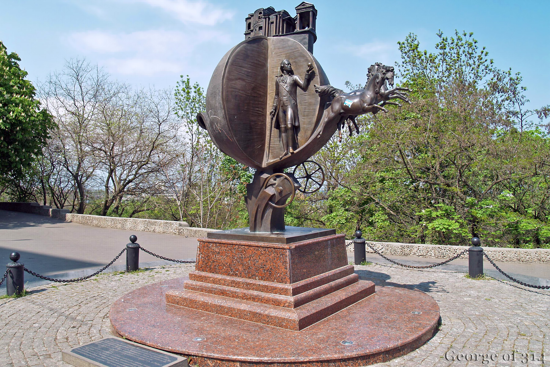 Пам'ятник Помаранчеві, Преображенська вулиця, Одеса