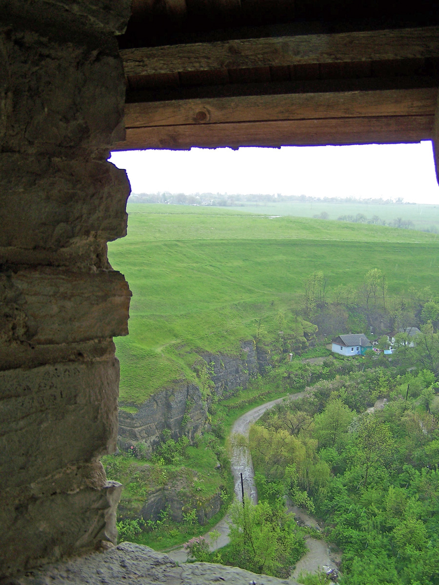 Вид з Кам'янецького замку на околиці