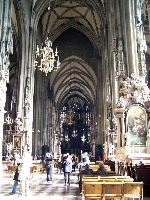 Інтер'єр собору святого Штефана, Відень