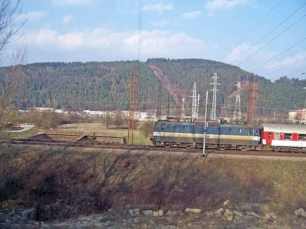 Електровоз Skoda, околиці м. Тренчин, Словаччина