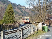 Рейковий автобус 5090.003-4, околиці ст. Фюрт-Капрун, вузькоколійна дорога Пінцгау, Австрія