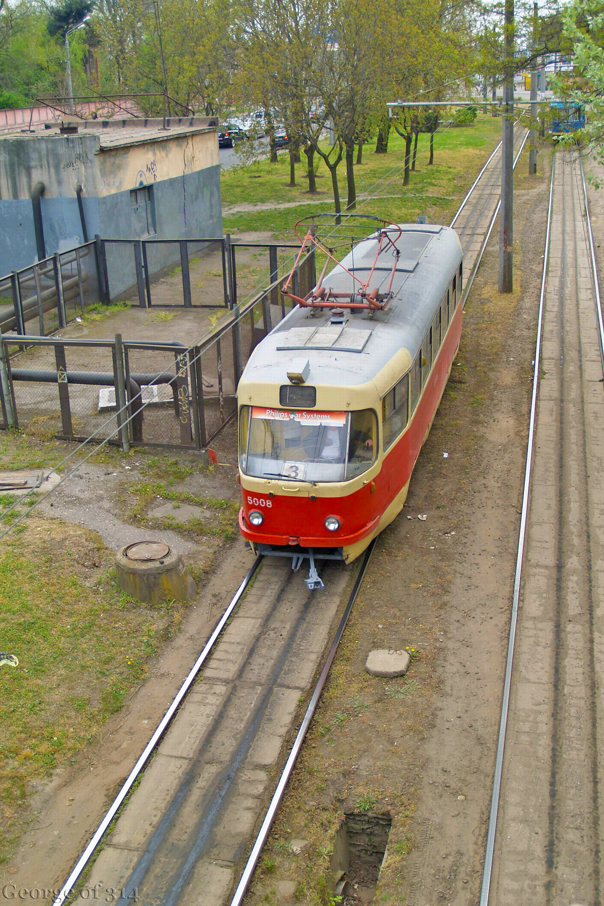 Трамвай Tatra T3SU №5008, маршрут №3, Люстдорфська дорога, м. Одеса